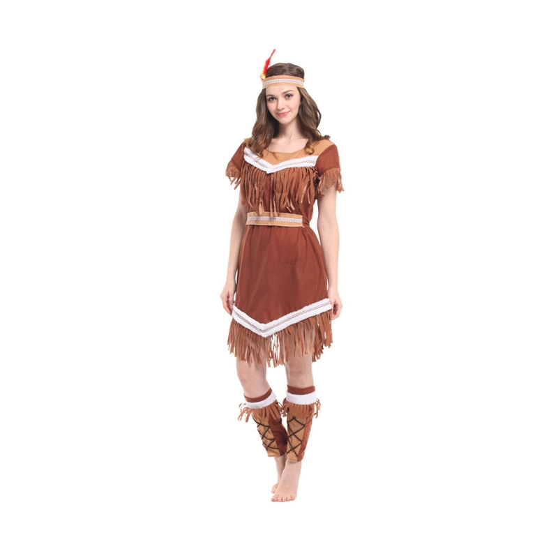 DISFRAZ MUJER TRIBAL TALLA M - 1