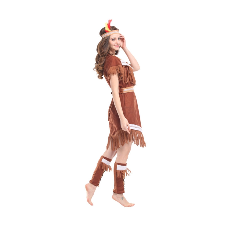 DISFRAZ MUJER TRIBAL TALLA M - 5