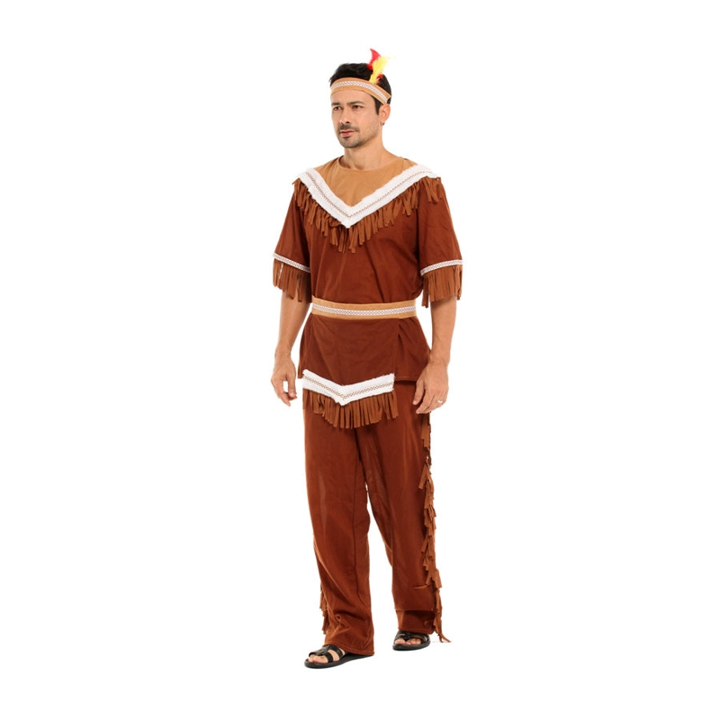DISFRAZ GUERRERO NATIVO TALLA M - 1