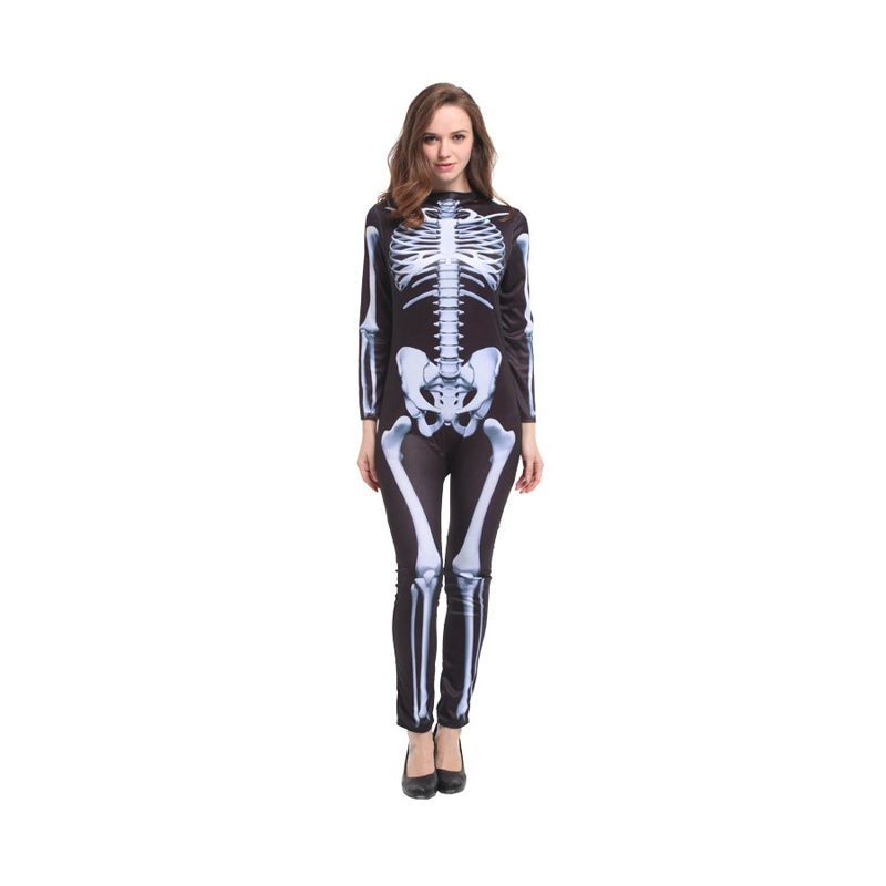 DISFRAZ MUJER ESQUELETO TALLA S - 1