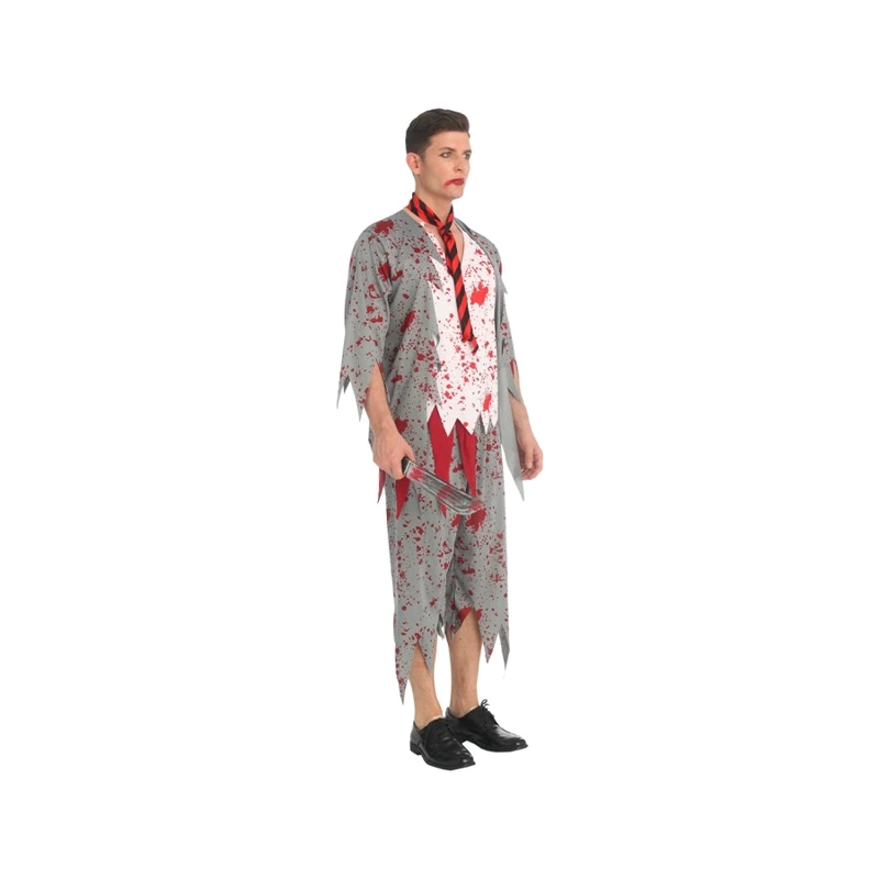 DISFRAZ DE ESCOLAR ZOMBIE TALLA S - 2