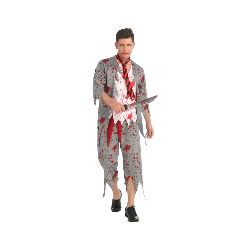 DISFRAZ DE ESCOLAR ZOMBIE TALLA S - 3