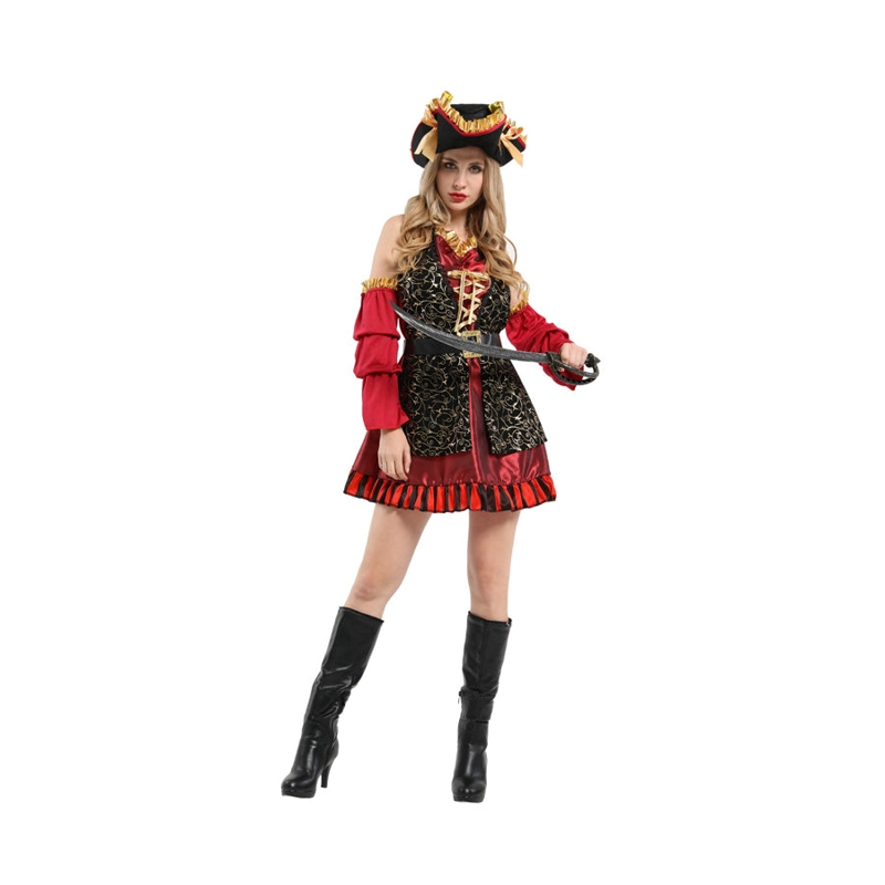 DISFRAZ MUJER PIRATA TALLA S - 2