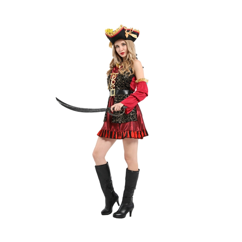 DISFRAZ MUJER PIRATA TALLA S - 4