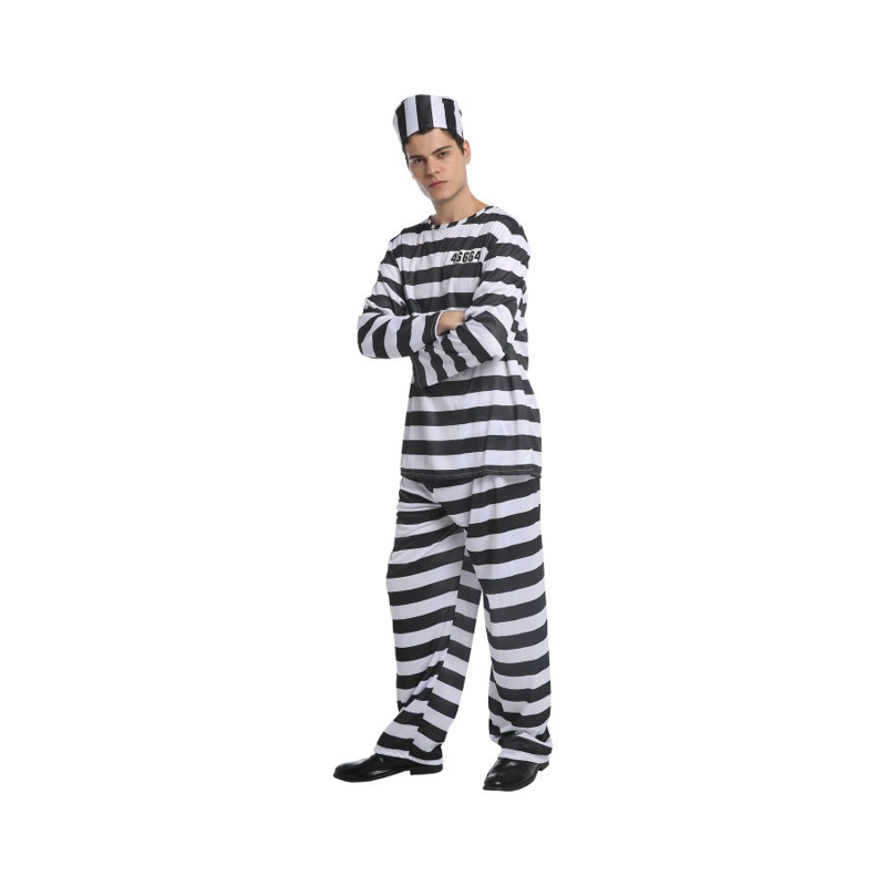 DISFRAZ PRISIONERO TALLA M - 2