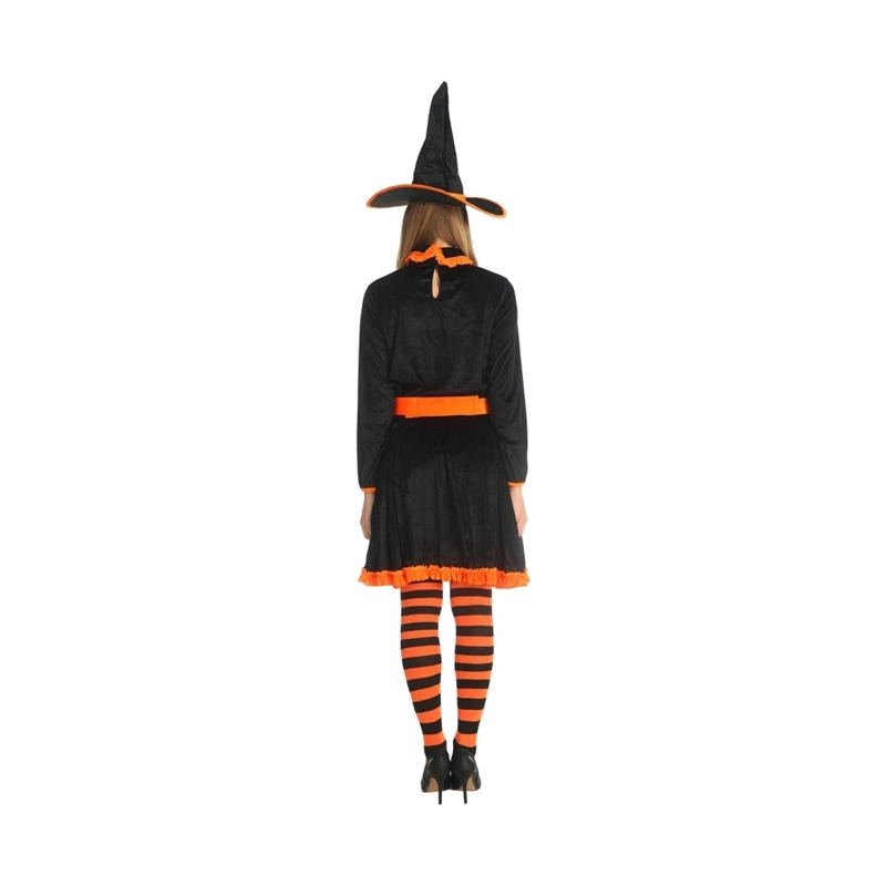 DISFRAZ MUJER BRUJA VINTAGE TALLA M - 4