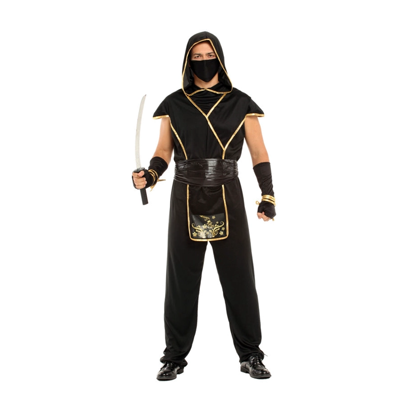 DISFRAZ NINJA NEGRO TALLA M - 1