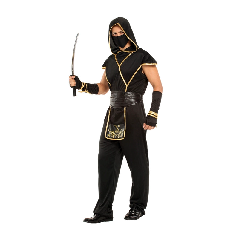 DISFRAZ NINJA NEGRO TALLA M - 2