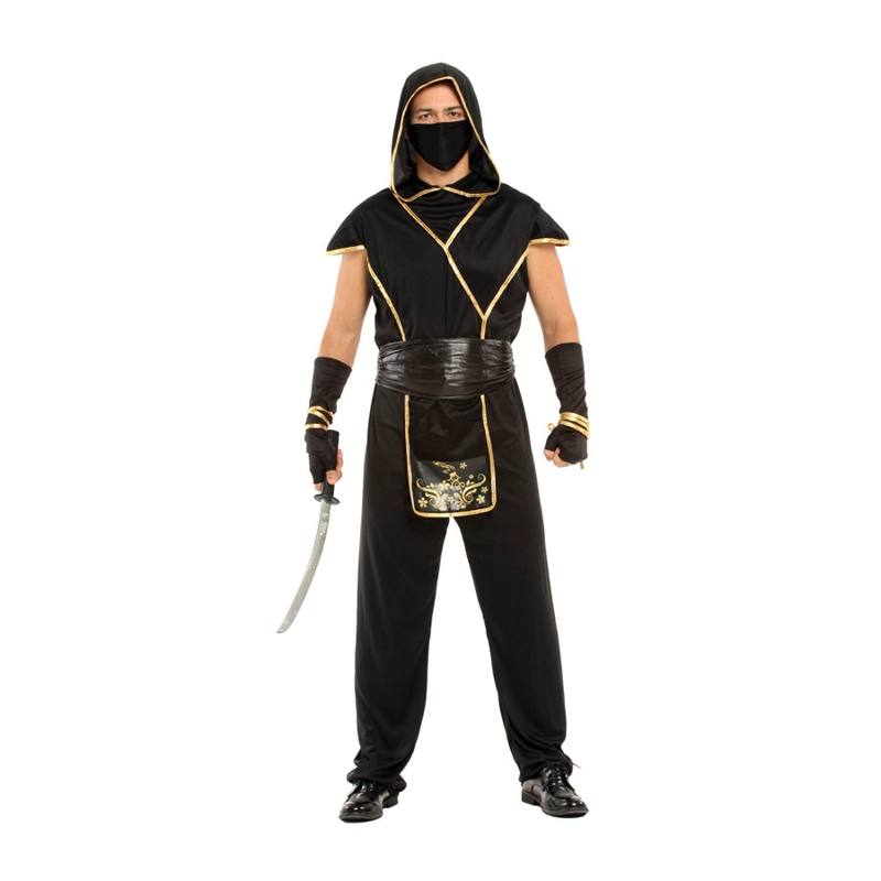 DISFRAZ NINJA NEGRO TALLA M - 3