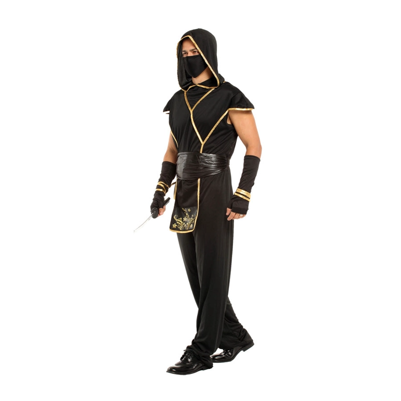 DISFRAZ NINJA NEGRO TALLA M - 4