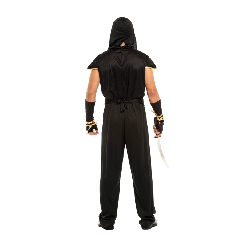 DISFRAZ NINJA NEGRO TALLA M - 5