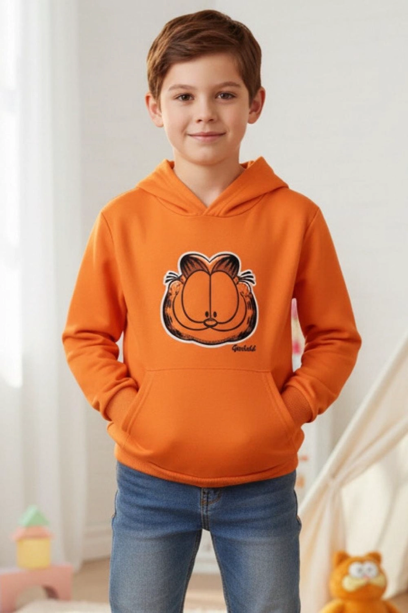 POLERÓN MANGA LARGA NIÑO NICKELODEON NARANJO GARFIELD - 1