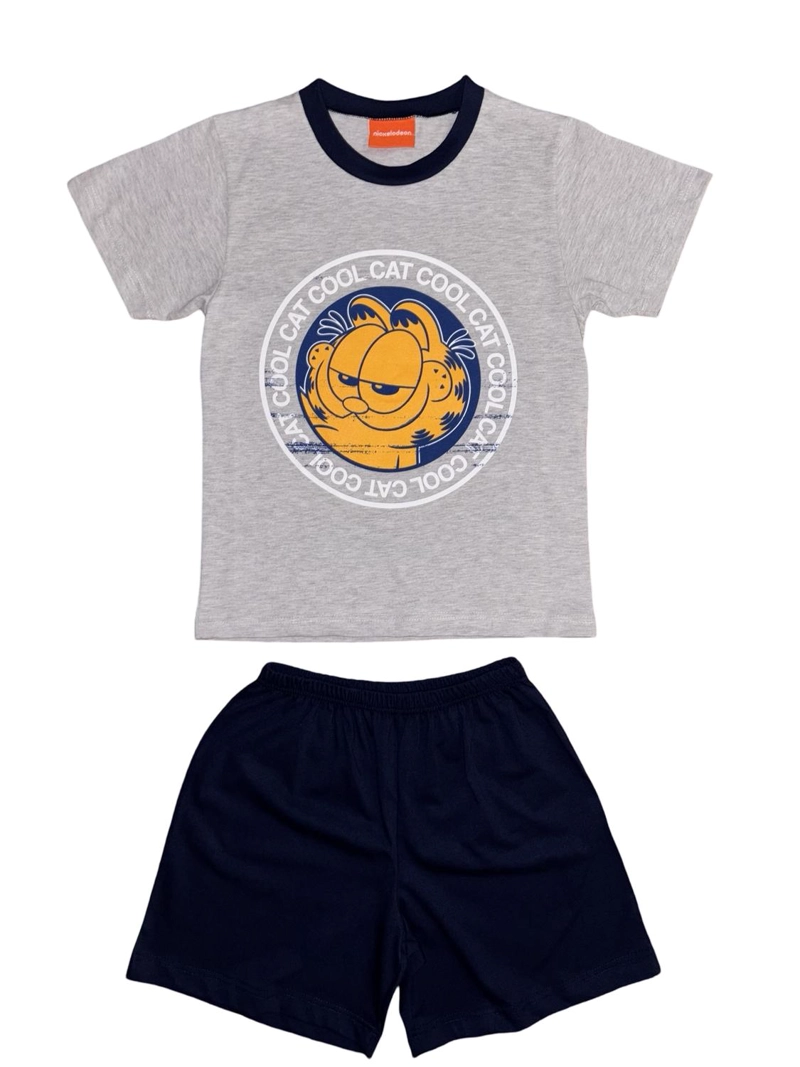 SET PIJAMA NIÑO NICKELODEON GRIS GARFIELD - 4