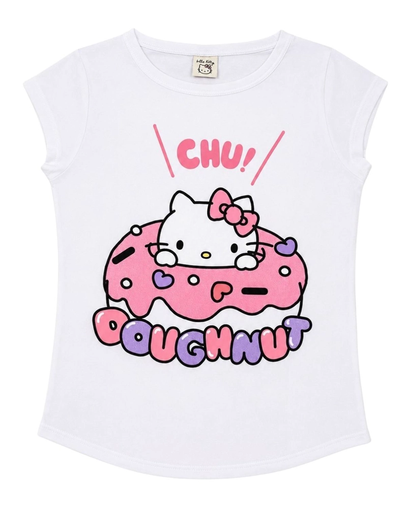PIJAMA MUJER HELLO KITTY BLANCO - 5