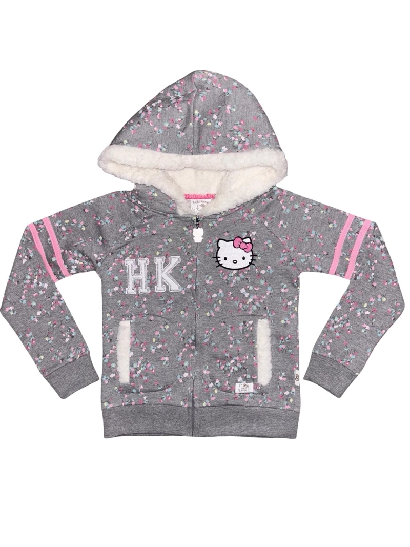 POLERÓN NIÑA HELLO KITTY GRIS - 5