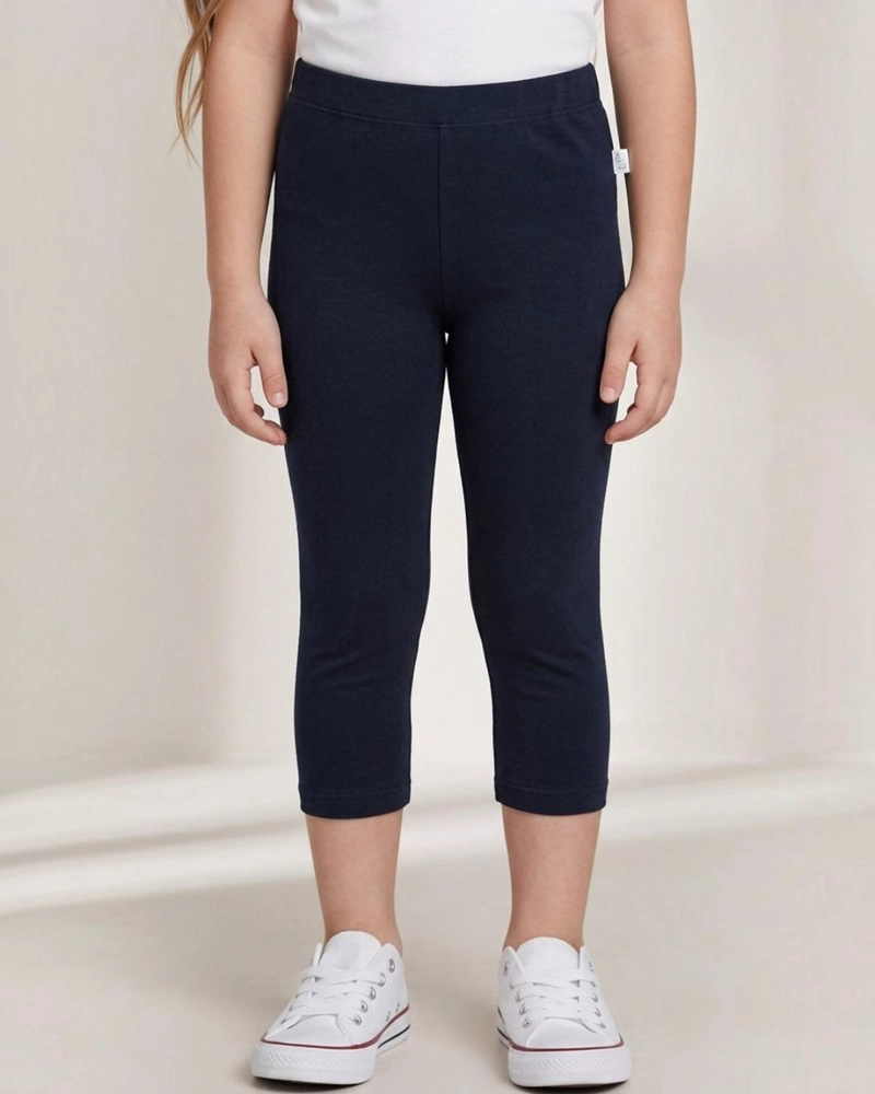 CALZA NIÑA HELLO KITTY AZUL MARINO CAPRI - 1