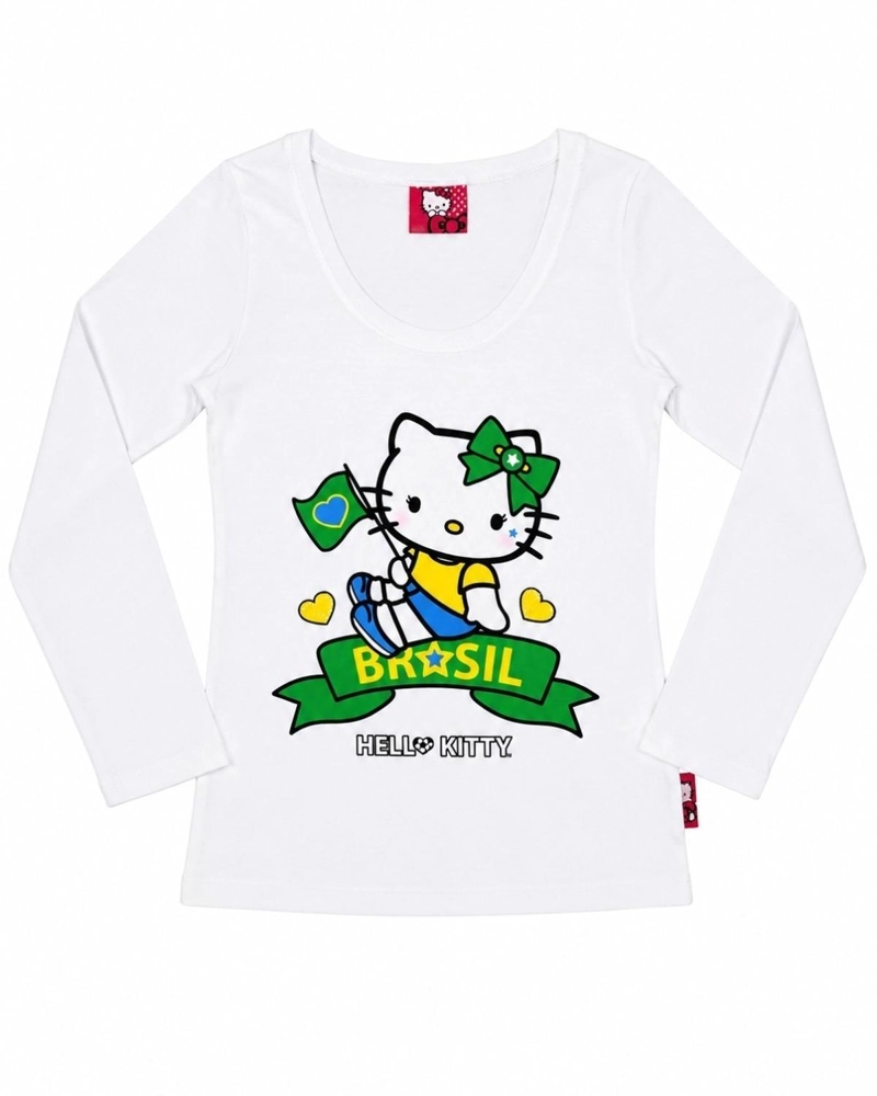 POLERA NIÑA HELLO KITTY BLANCO - 5