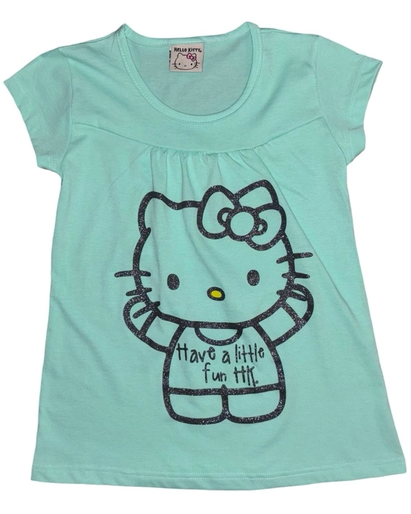POLERA NIÑA HELLO KITTY VERDE - 5