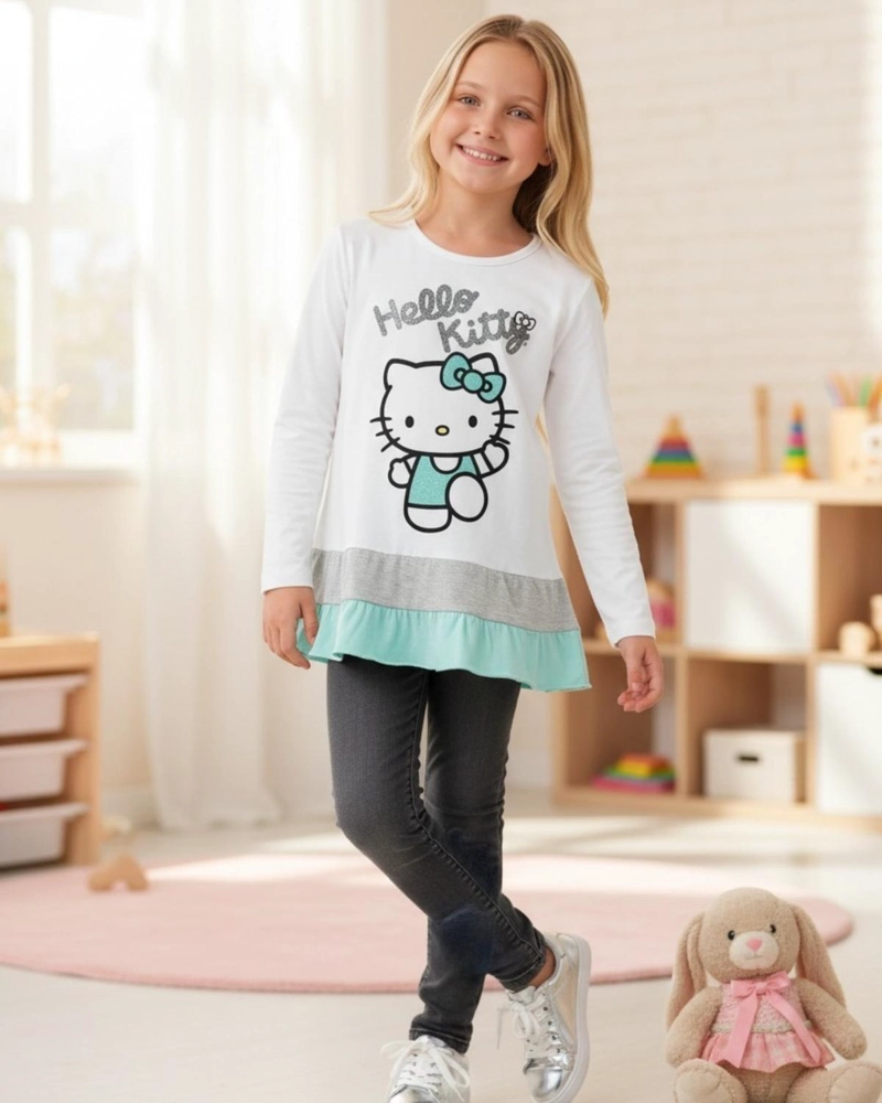 POLERA NIÑA HELLO KITTY BLANCO - 1