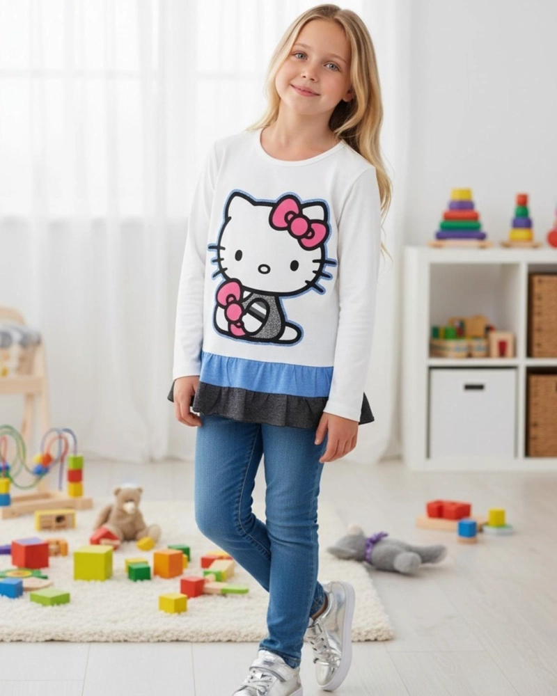 POLERA NIÑA HELLO KITTY BLANCO - 2