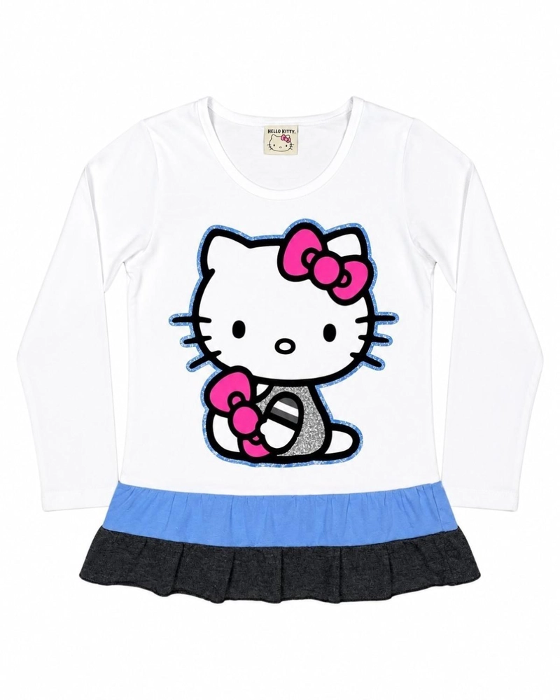 POLERA NIÑA HELLO KITTY BLANCO - 5