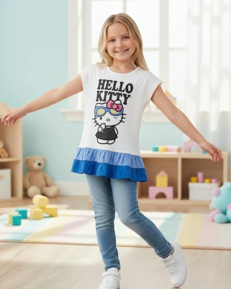 POLERA NIÑA HELLO KITTY BLANCO - 3