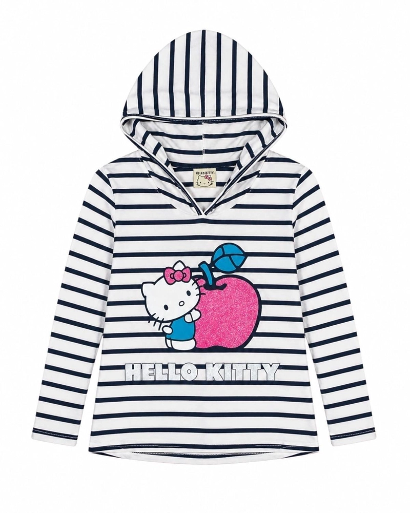 POLERA NIÑA HELLO KITTY AZUL - 5