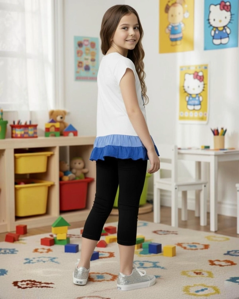 CONJUNTO NIÑA HELLO KITTY BLANCO - 4