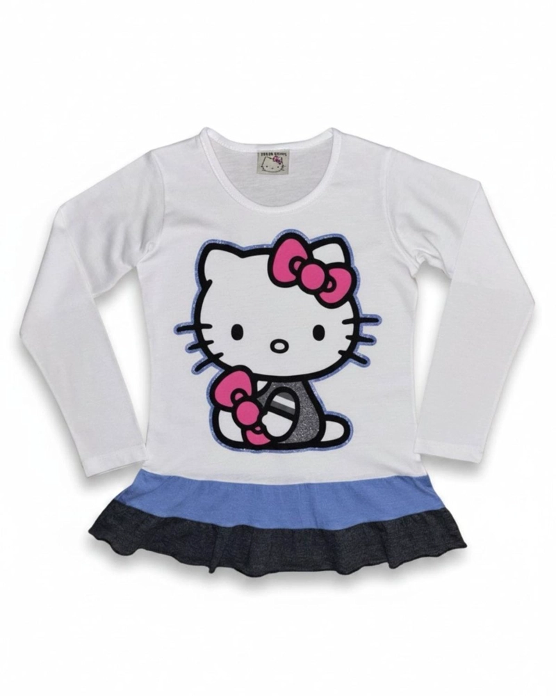 CONJUNTO NIÑA HELLO KITTY BLANCO - 5
