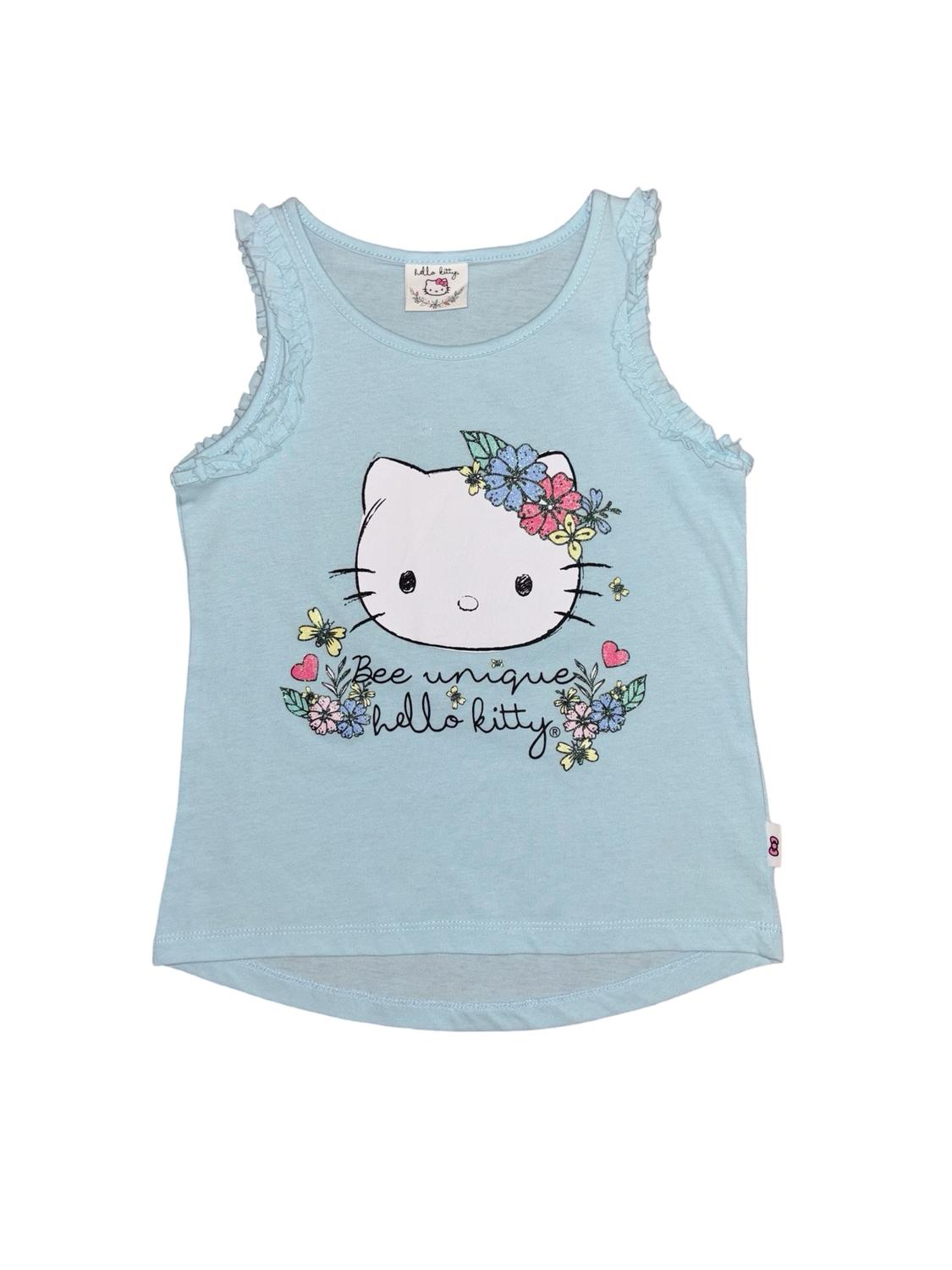 Ripley - POLERA NIÑA HELLO KITTY CELESTE