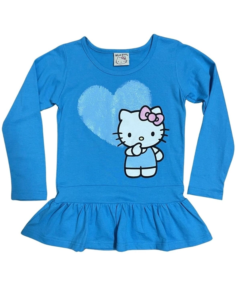 POLERA NIÑA HELLO KITTY TURQUESA - 5