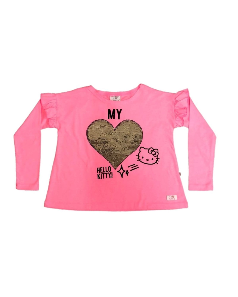 CONJUNTO NIÑA HELLO KITTY ROSA - 5