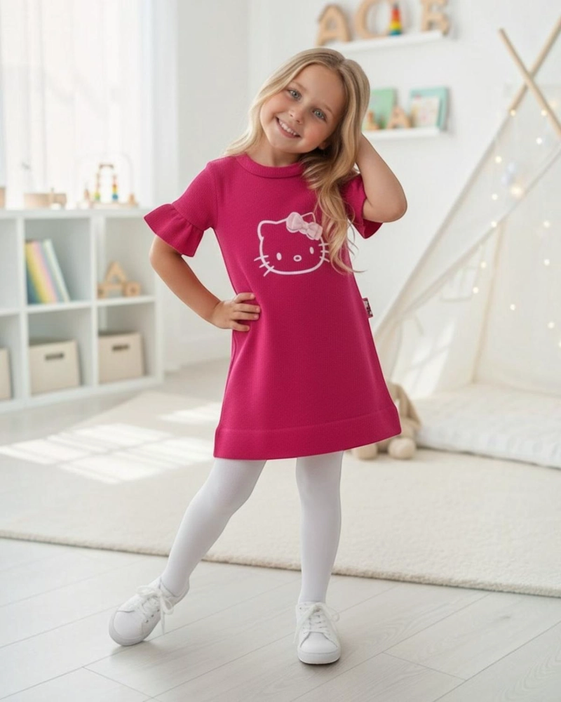 VESTIDO NIÑA HELLO KITTY - 2