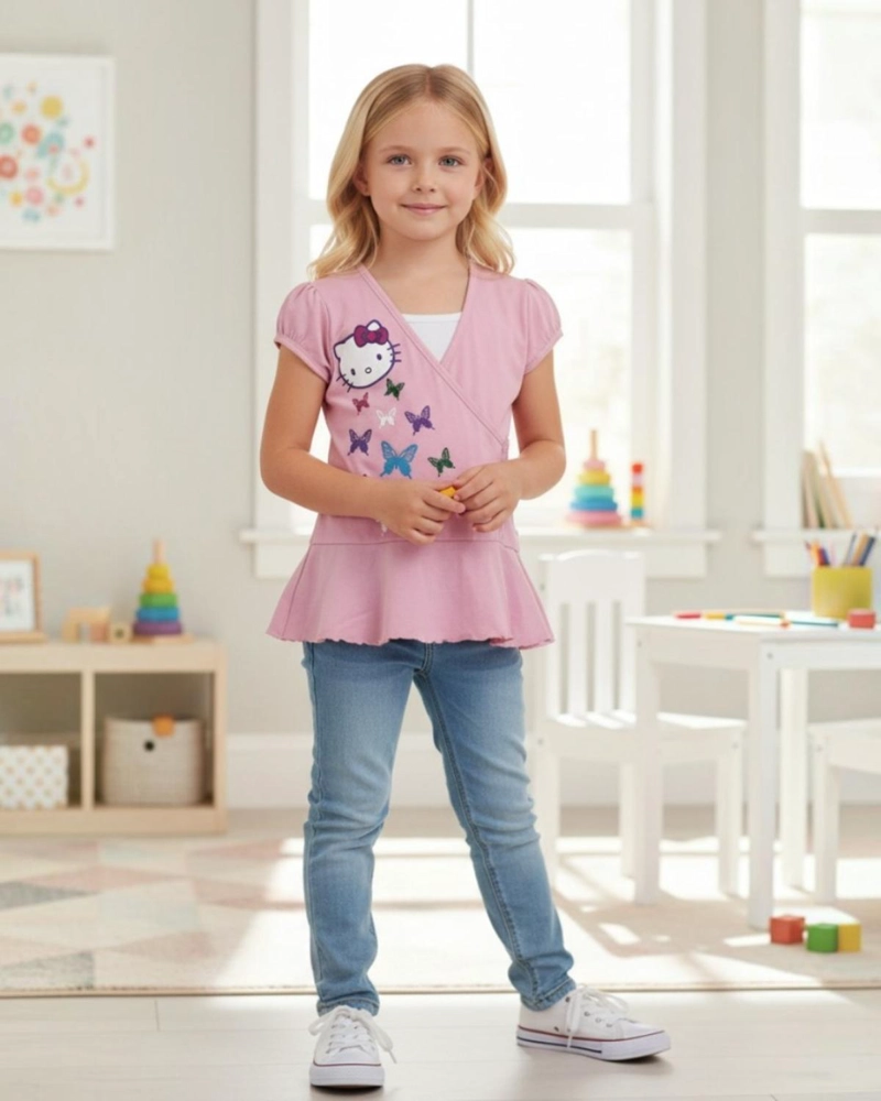 MINI VESTIDO NIÑA HELLO KITTY - 1