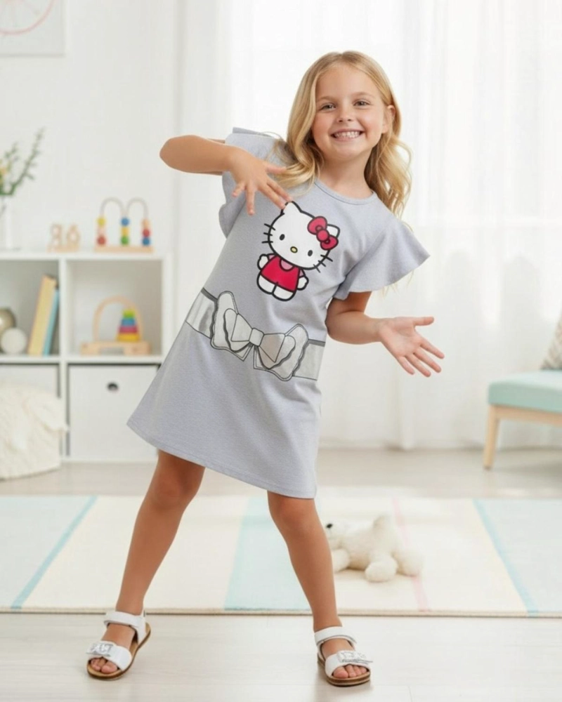 VESTIDO NIÑA HELLO KITTY - 2