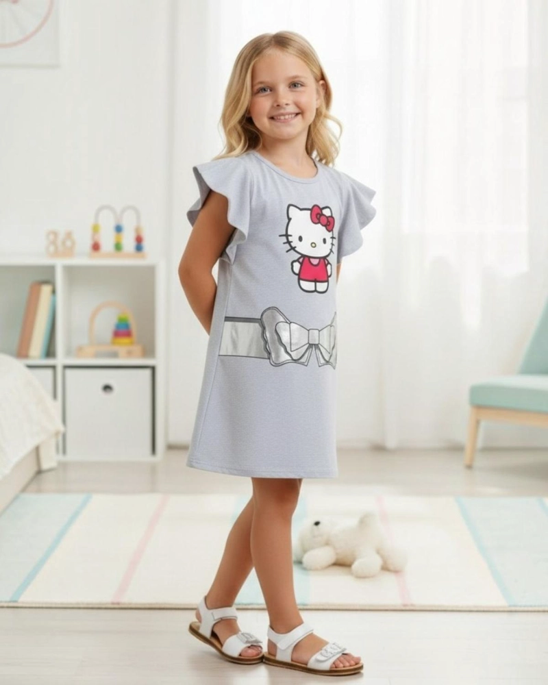VESTIDO NIÑA HELLO KITTY - 3