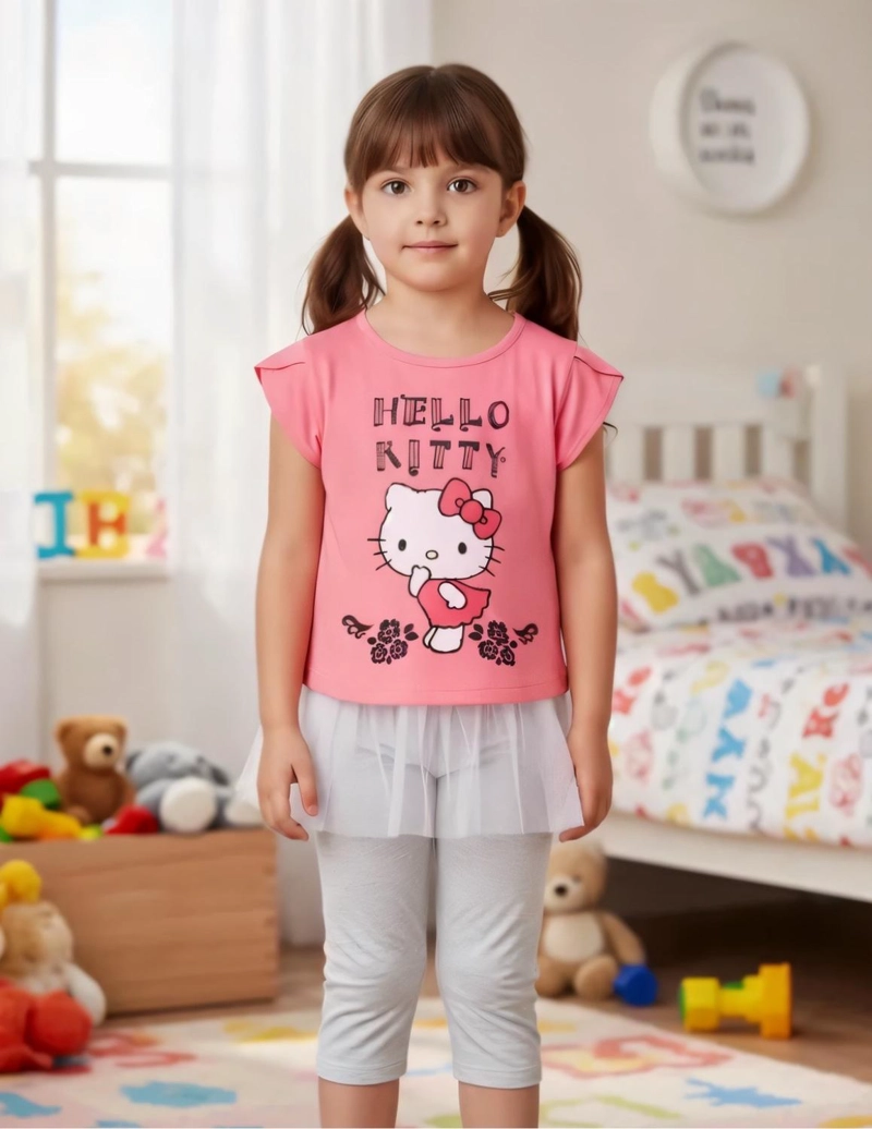 PIJAMA NIÑA HELLO KITTY - 1