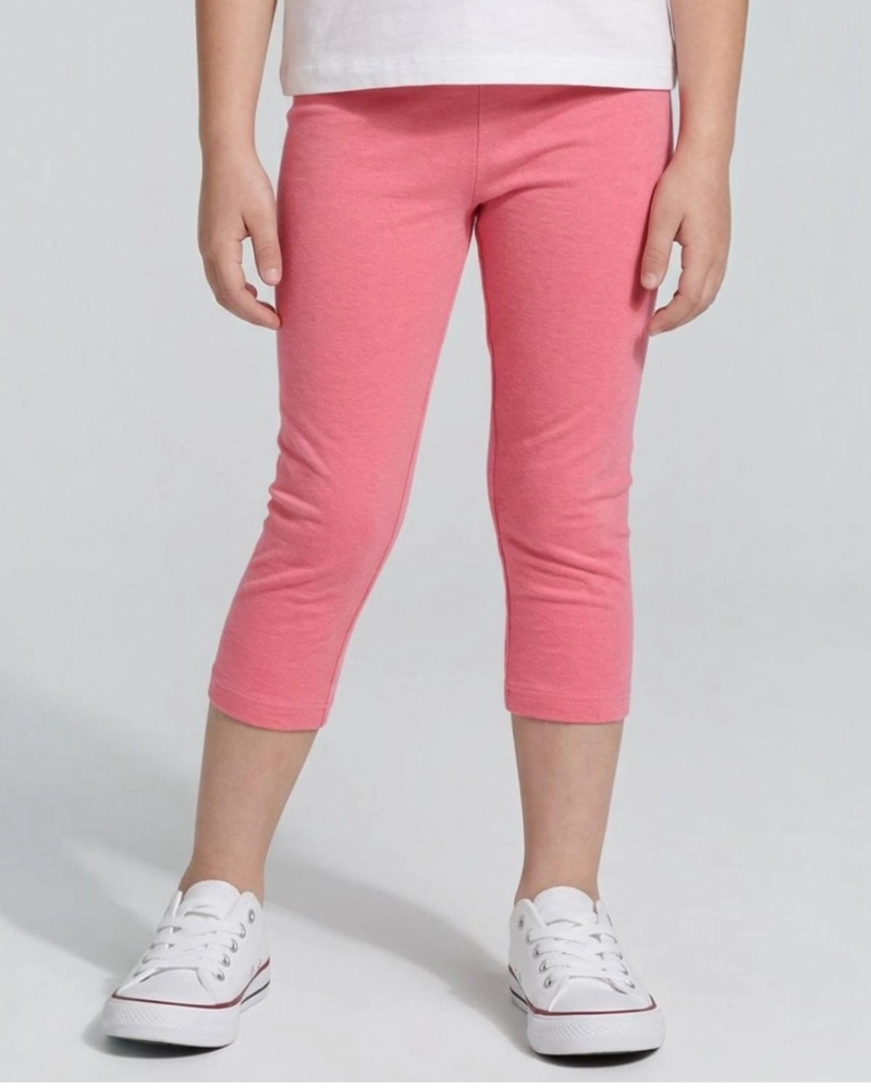 CALZA NIÑA CAPRI ROSA FLUOR - 1