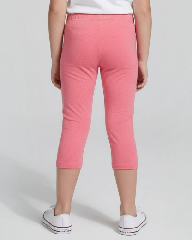 CALZA NIÑA CAPRI ROSA FLUOR - 4