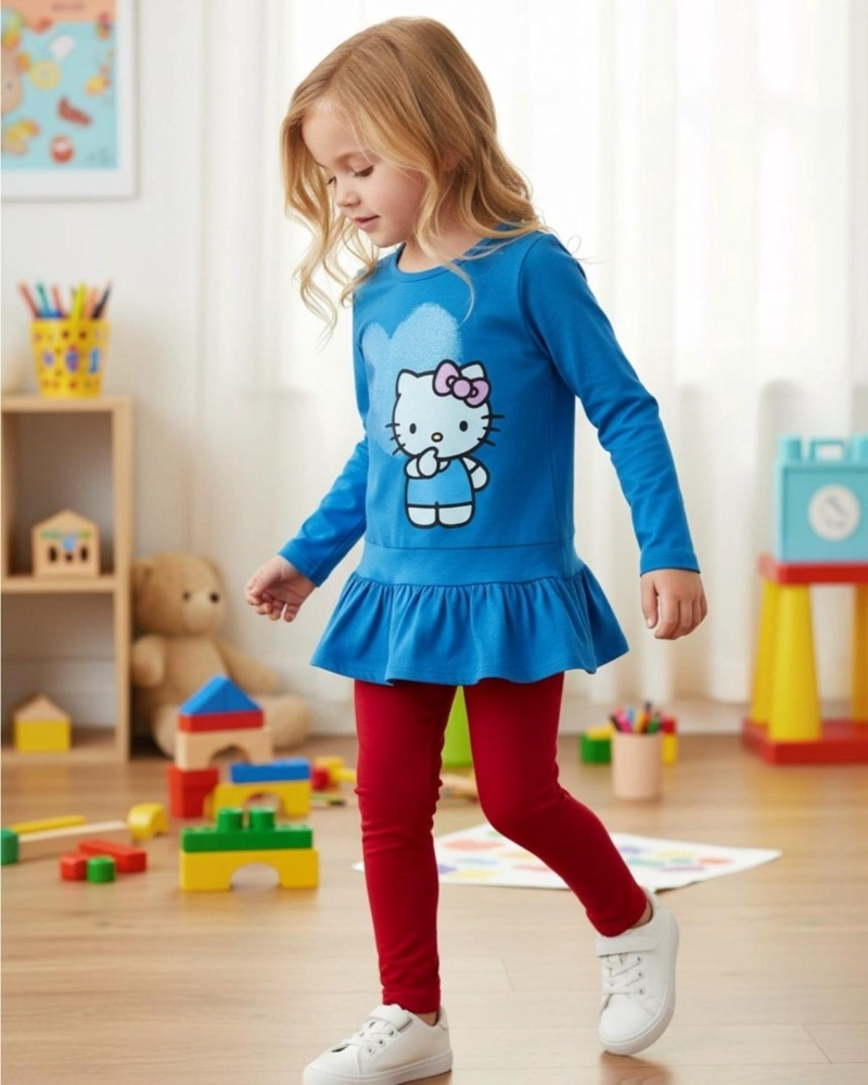 CONJUNTO NIÑA HELLO KITTY - 2