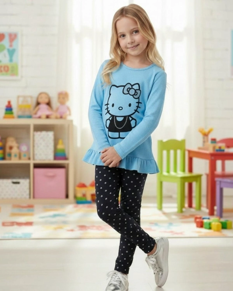 CONJUNTO NIÑA HELLO KITTY - 2