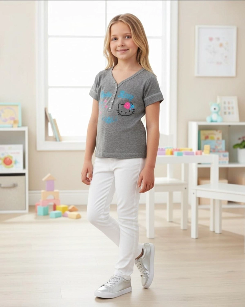 POLERA NIÑA HELLO KITTY - 1