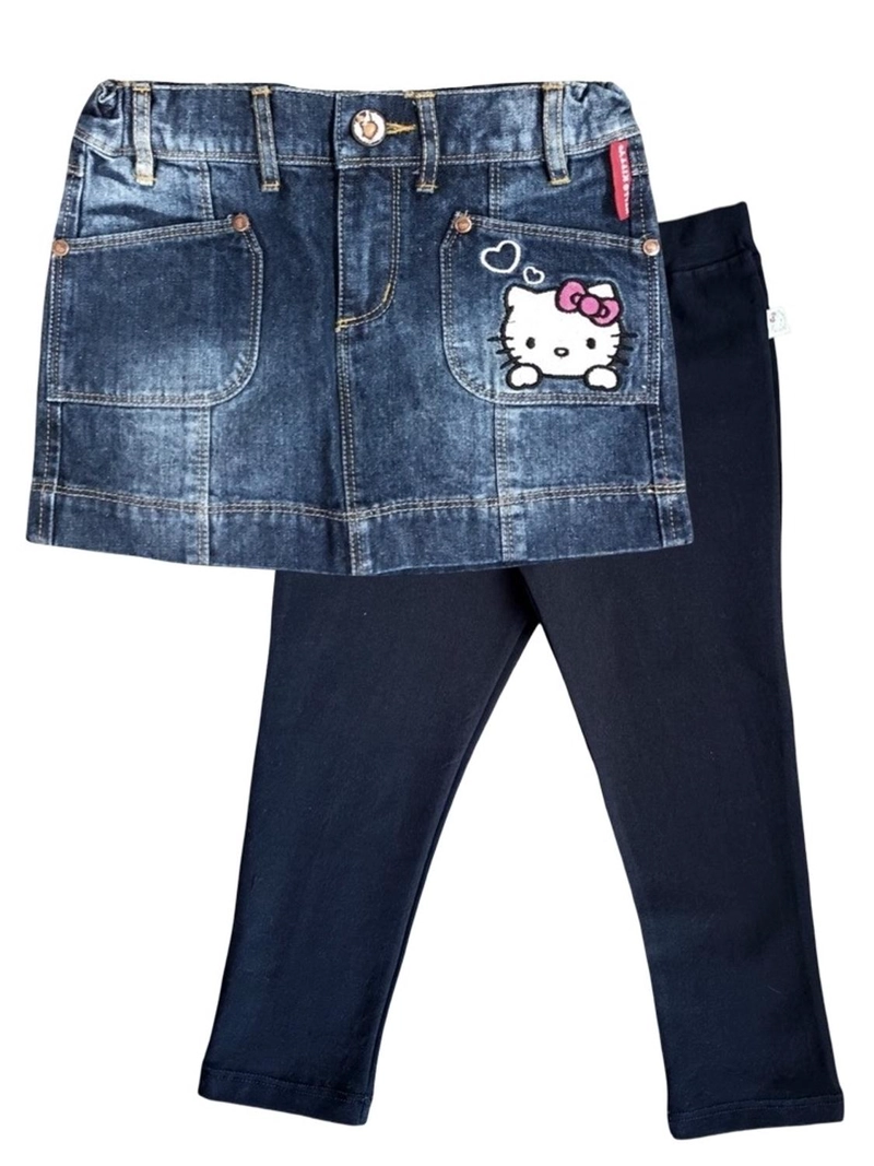 PACK FALDA+CALZA NIÑA HELLO KITTY - 2