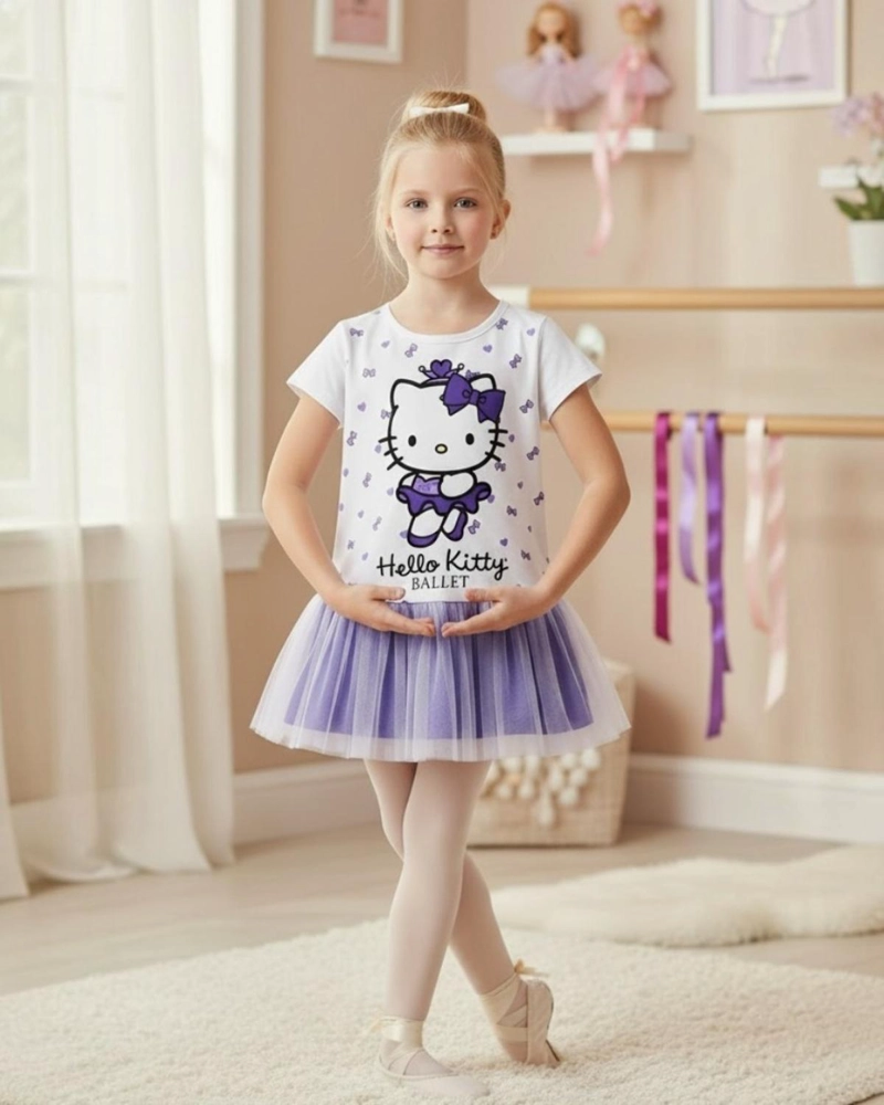 VESTIDO NIÑA HELLO KITTY - 2