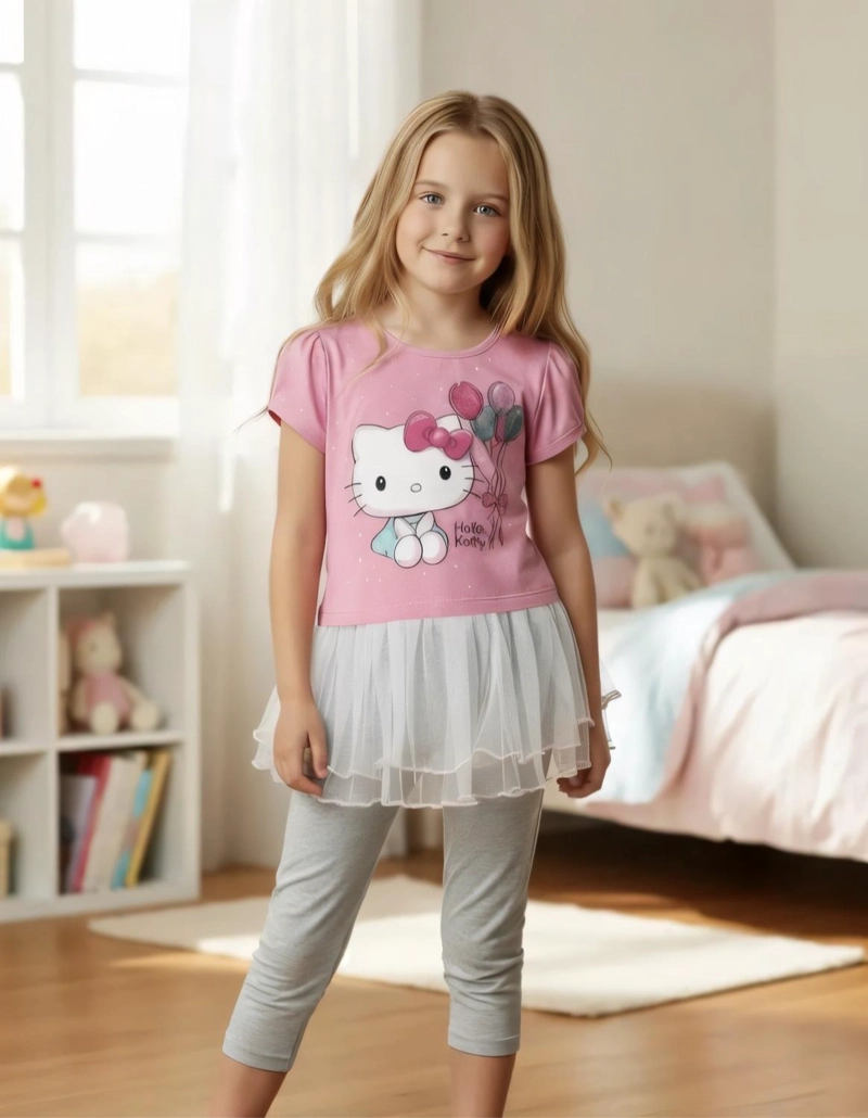 PIJAMA NIÑA HELLO KITTY - 1