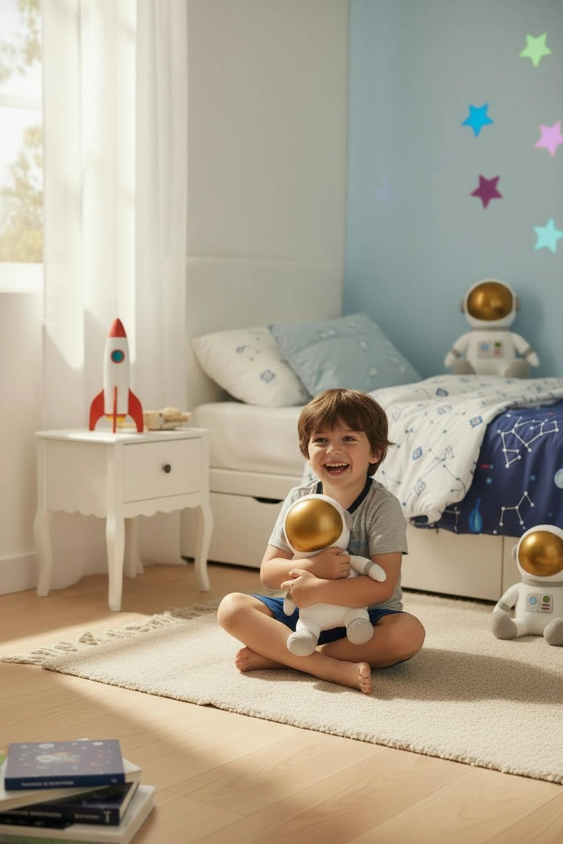 PIJAMA ALGODON NIÑO ESTAMPADO ASTRONAUTA - 3
