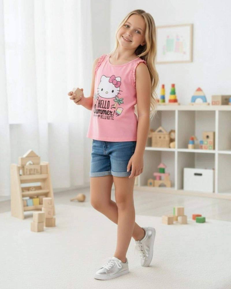 POLERA NIÑA HELLO KITTY - 1