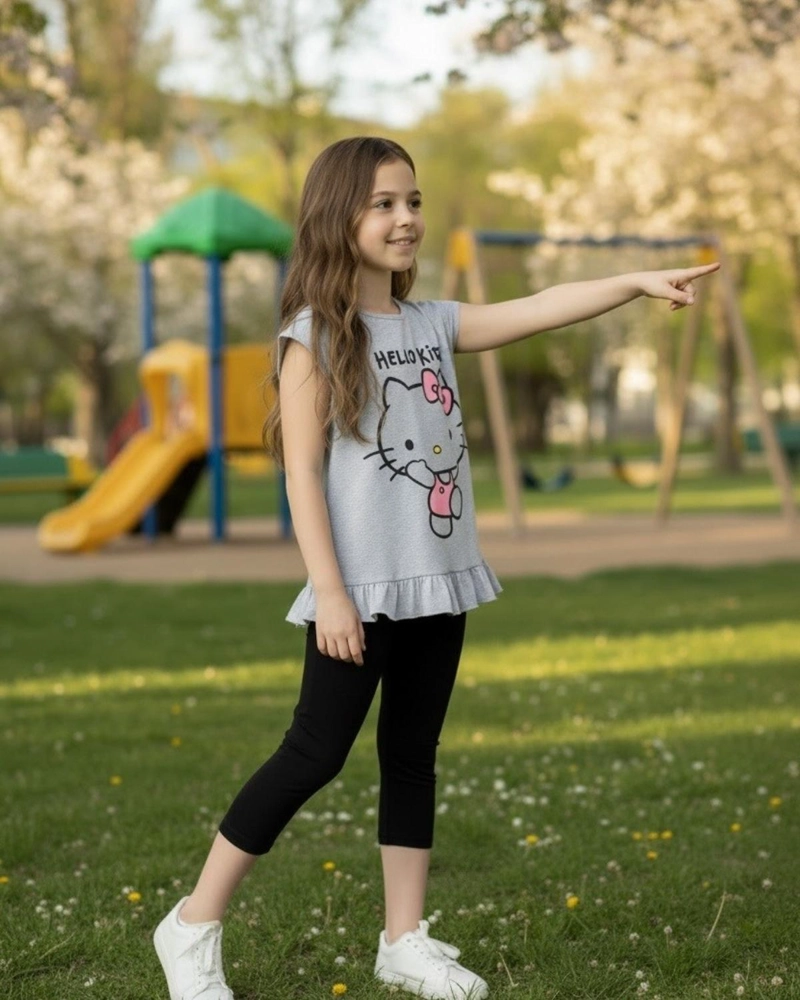 CONJUNTO NIÑA HELLO KITTY - 2