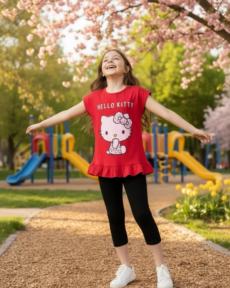 CONJUNTO NIÑA HELLO KITTY - 2