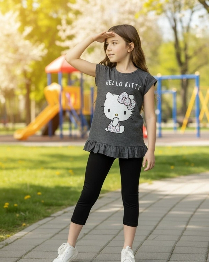 CONJUNTO NIÑA HELLO KITTY - 2